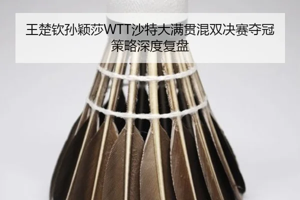 王楚钦孙颖莎WTT沙特大满贯混双决赛夺冠策略深度复盘