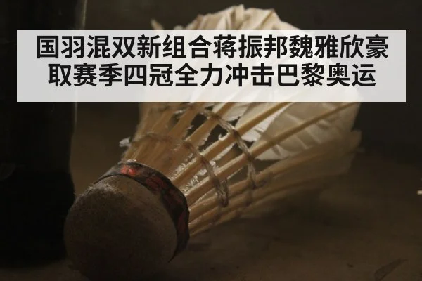 国羽混双新组合蒋振邦魏雅欣豪取赛季四冠全力冲击巴黎奥运